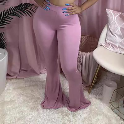 Women's flared pants with thin design