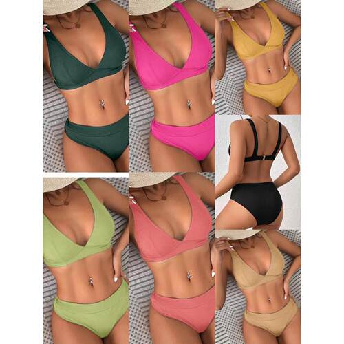 Retail of high-quality split bikini swimsuits