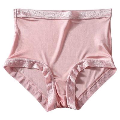 Women's breathable panties with lace wrapped hips, large