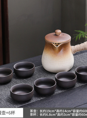 复古围炉煮茶干烧壶紫砂茶杯茶具套装烤奶罐罐壶可明火炭烧电陶炉