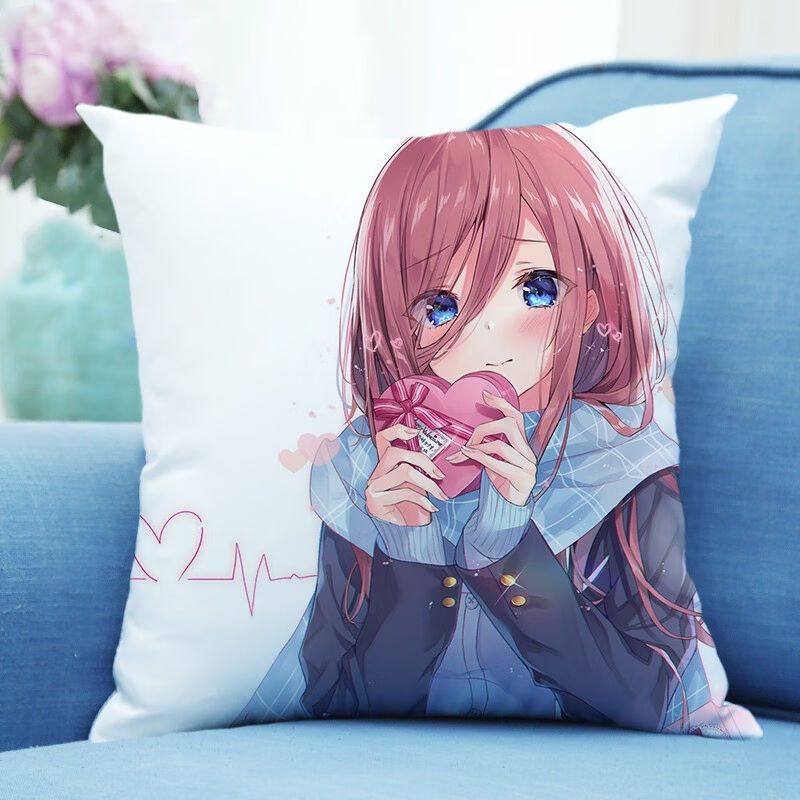 FGHGF中野三玖抱枕五等分的花嫁周边床头靠枕动漫二次元枕头套睡