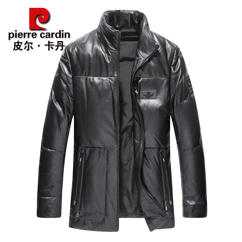 皮尔卡丹真皮羽绒服男绵羊皮立领皮夹克冬季皮衣皮草外套02-2337使用感如何?