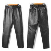 牛皮真皮皮裤 835 男62 男海宁男士 真皮机车摩托车中老年防风牛皮裤