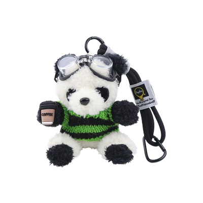 汽车挂件创意毛绒熊猫可爱奢高档