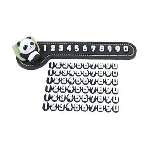 洛嘉车品专营店车载临时停车挪电话免粘号码牌隐藏式汽车创意移车内停靠用品摆件