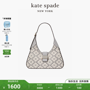 spade kate 2025新款 小號老花單肩腋下包復(fù)古hobo包輕奢女
