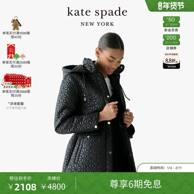 katespade老花绗缝外套