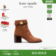 3期免息 新年礼物 kate spade Phoebe高跟短靴粗跟轻奢时尚