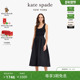 3期免息 新年礼物 kate spade 黑色长款 吊带连衣裙轻奢