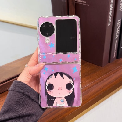 适用于OPPO find n3 flip手机壳新款创意超薄保护套2外壳可爱卡通小玉全包防摔高级