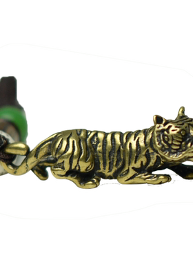 黄铜吊坠挂件钥匙扣随身上山虎