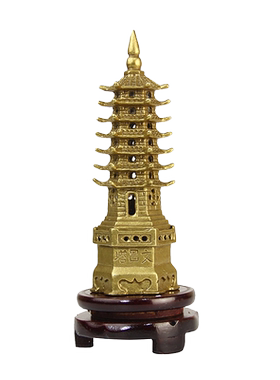 乌石埔黄铜书房客厅文昌塔摆件