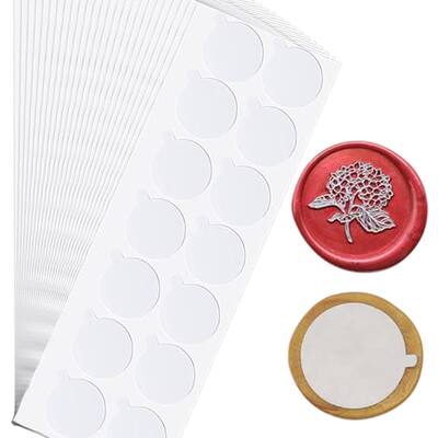 350pcs Double Sided Adhensive Wax Seal Stickers Dots，Remova