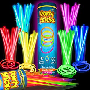 100pk Party Supplies Sticks PartySticks Inch Glow