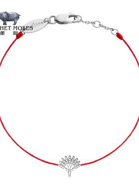 Redline/红绳女士棕榈树白金镶钻Tamar手链