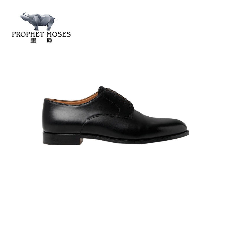 LoroPiana/诺悠翩雅男士莫卡辛鞋 黑色小牛皮修长轮廓2026秋新款