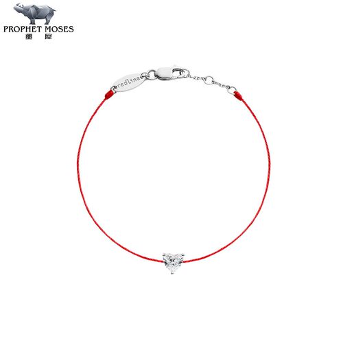 红绳女士金绳制钻石手链