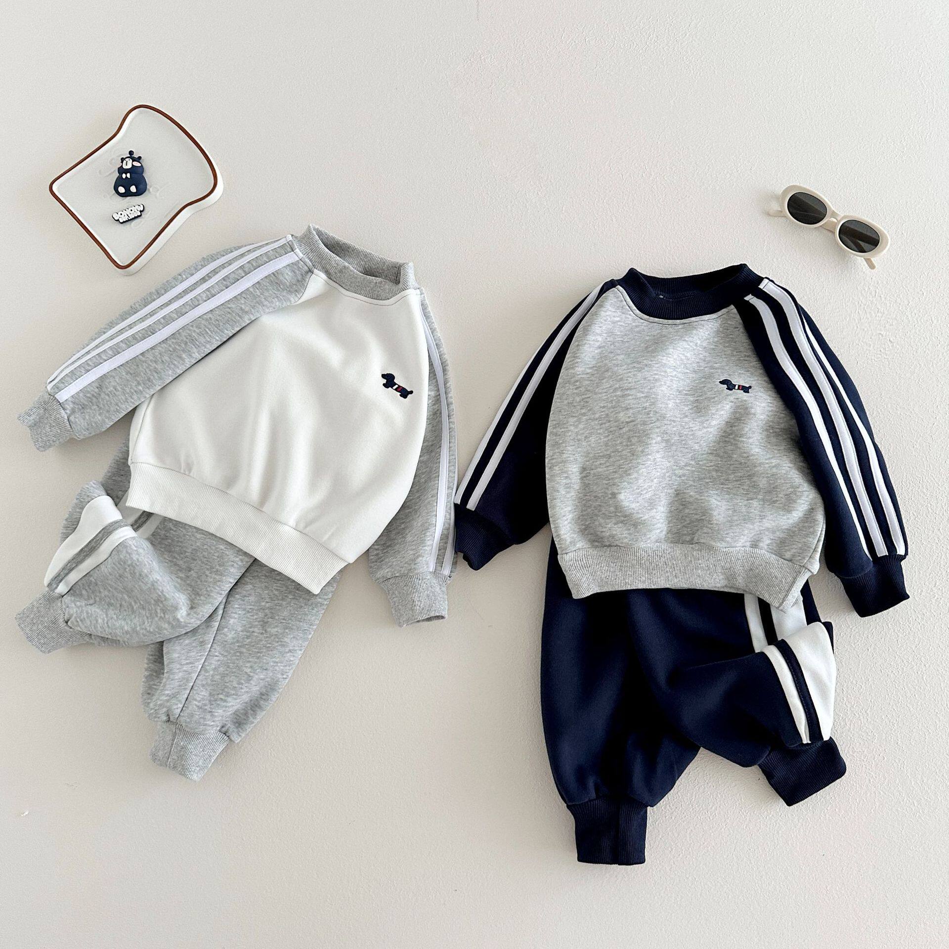 男童套装卫衣春秋装新款童装儿童宝宝小童男孩运动上衣秋季韩版潮