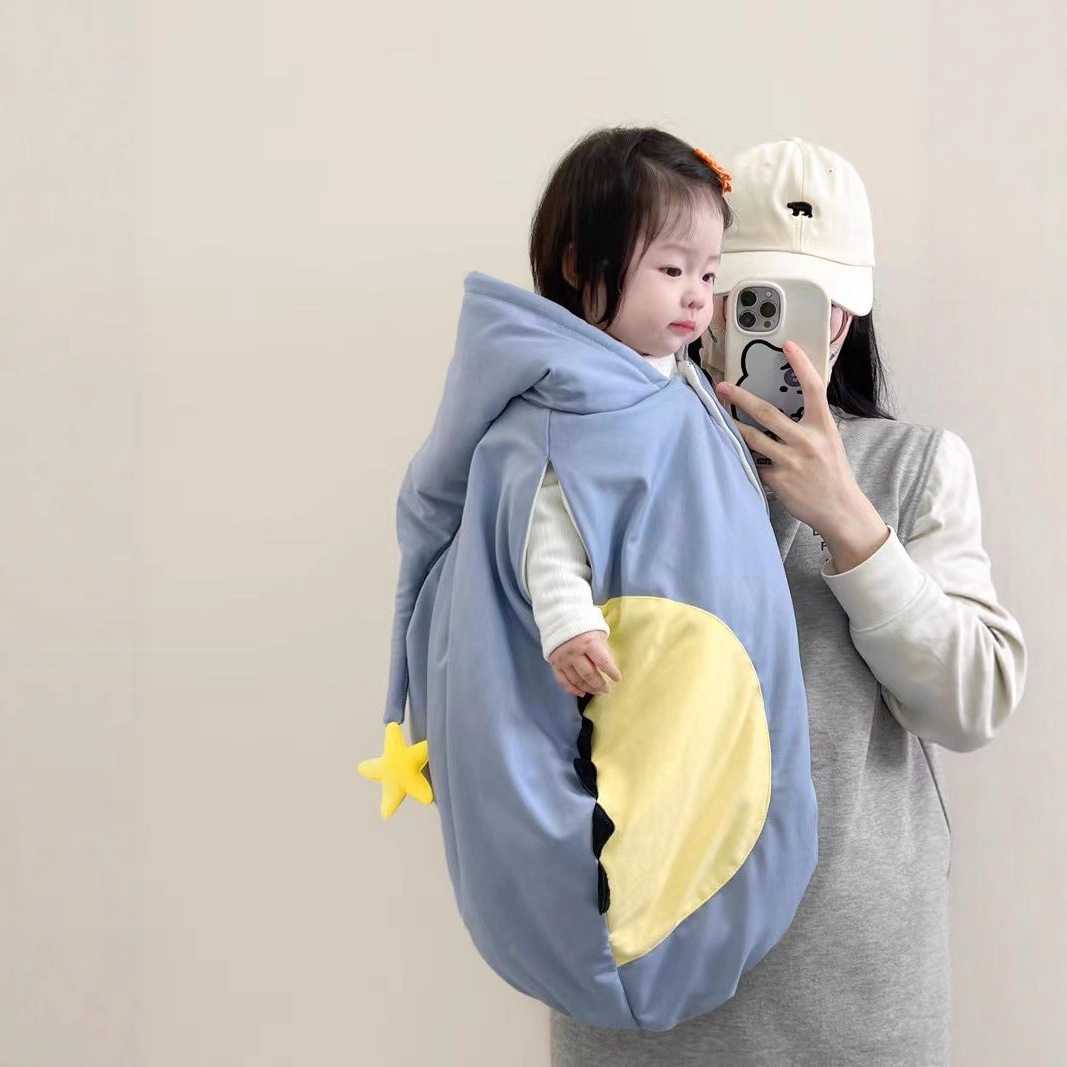 婴儿秋冬加厚超萌斗篷披风外套