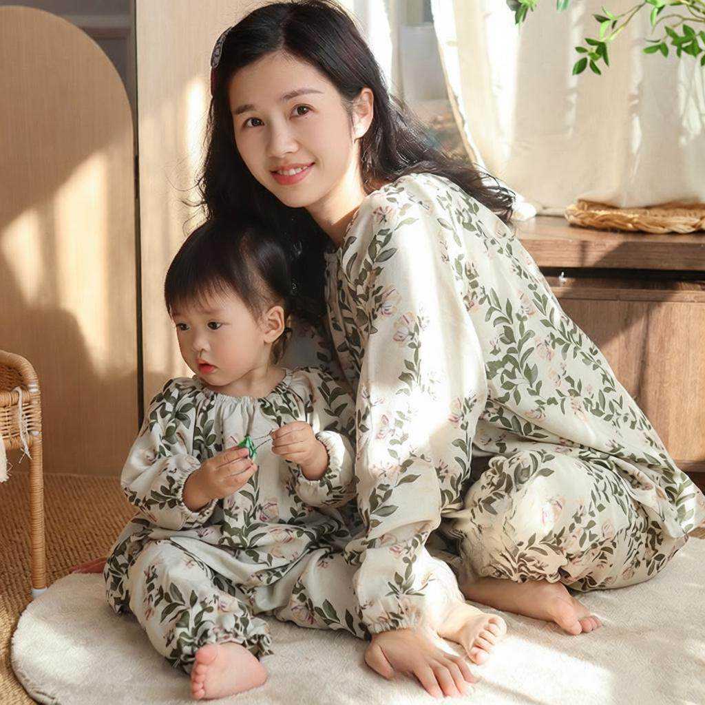 ins风儿童竹纤维家居服套装｜+
