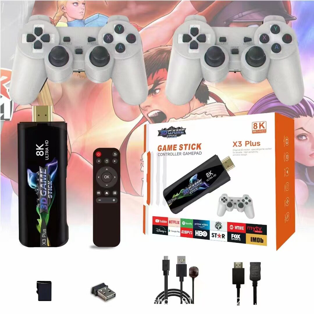 M8 X2 X3 플러스 레트로 게임 콘솔 4K HDMI HD 출력 TV 게임