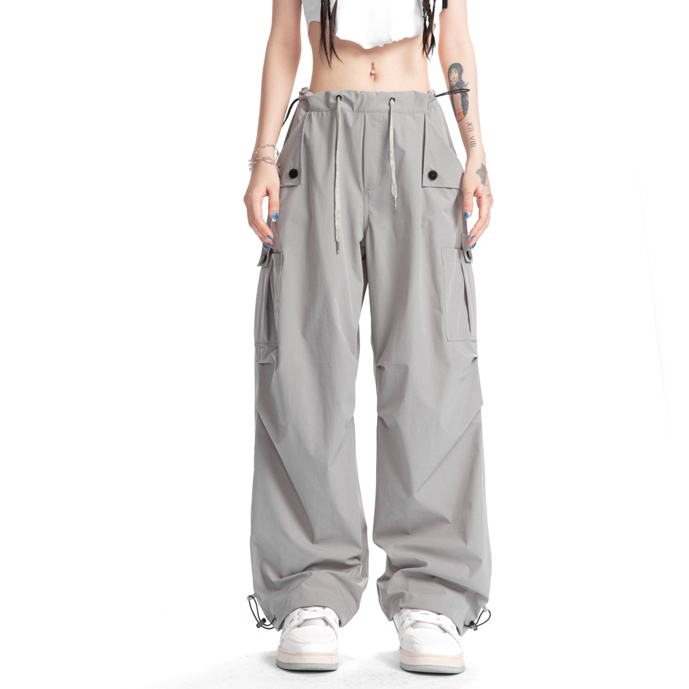 高腰嘻哈美式长裤嘻哈宽松