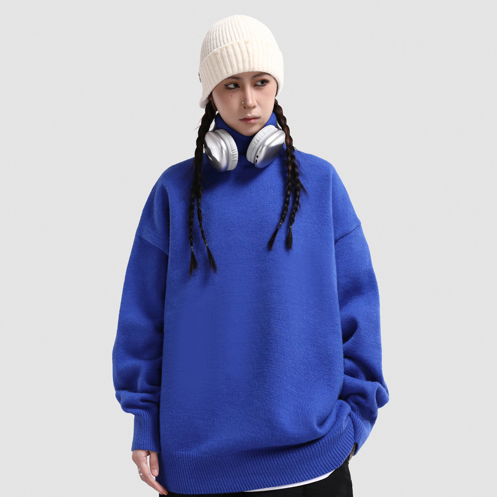 Babugge套头高领基础款原创设计