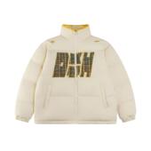 男女同款 宽松保暖立领棉服 贴布刺绣面包服棉衣秋冬季 Babugge