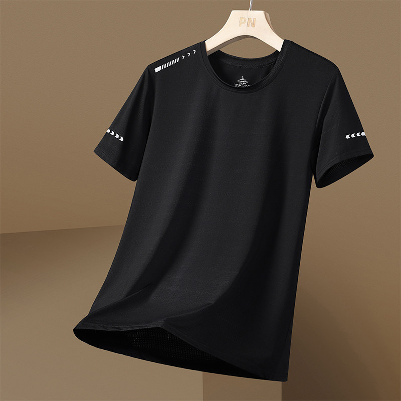 【网眼速干】冰丝t恤男印花夏季