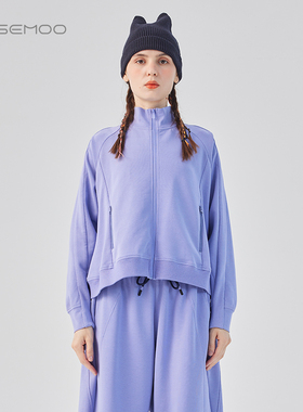 容子木ROSEMOO25春【商场同款】柔软双层针织短款外套RSS1WC203B