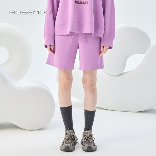 ROSEMOO/容子木26秋【商场同款】微弹运动系绳显瘦短裤RWM3IC222B