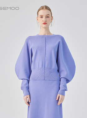 容子木ROSEMOO25春【商场同款】亲肤起棱设计圆领上衣RSS1TP277B