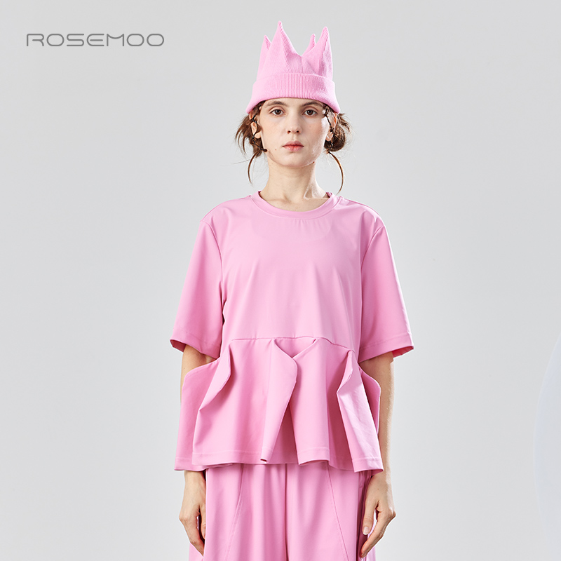 夏季新款柔软高弹针织上衣