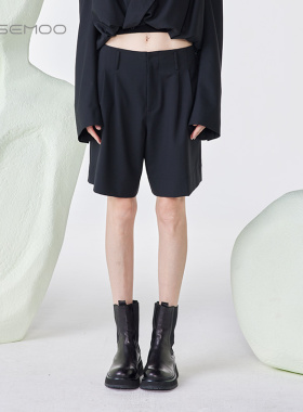 容子木ROSEMOO24年春新款挺阔垂顺西装短裤RCL1IP298B