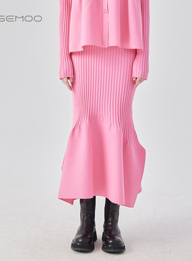 容子木ROSEMOO24年冬季新款干爽挺阔半裙RCL4QP284B