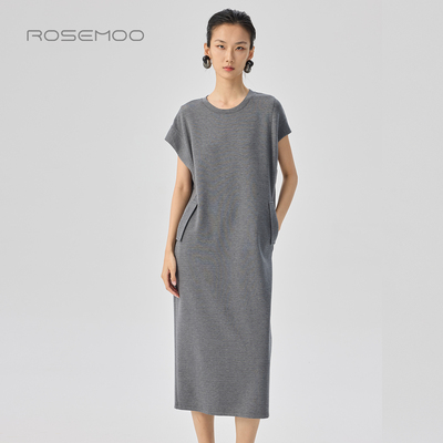 容子木ROSEMOO26夏【商场同款】莫代尔棉感微弹连衣裙RWM2LC115A