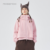 容子木ROSEMOO新款 商场同款 肌理感错层拼接外套RWM1WC351C