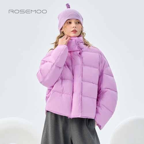 容子木ROSEMOO26秋【商场同款】光滑细腻立领羽绒服RWM3YP429D