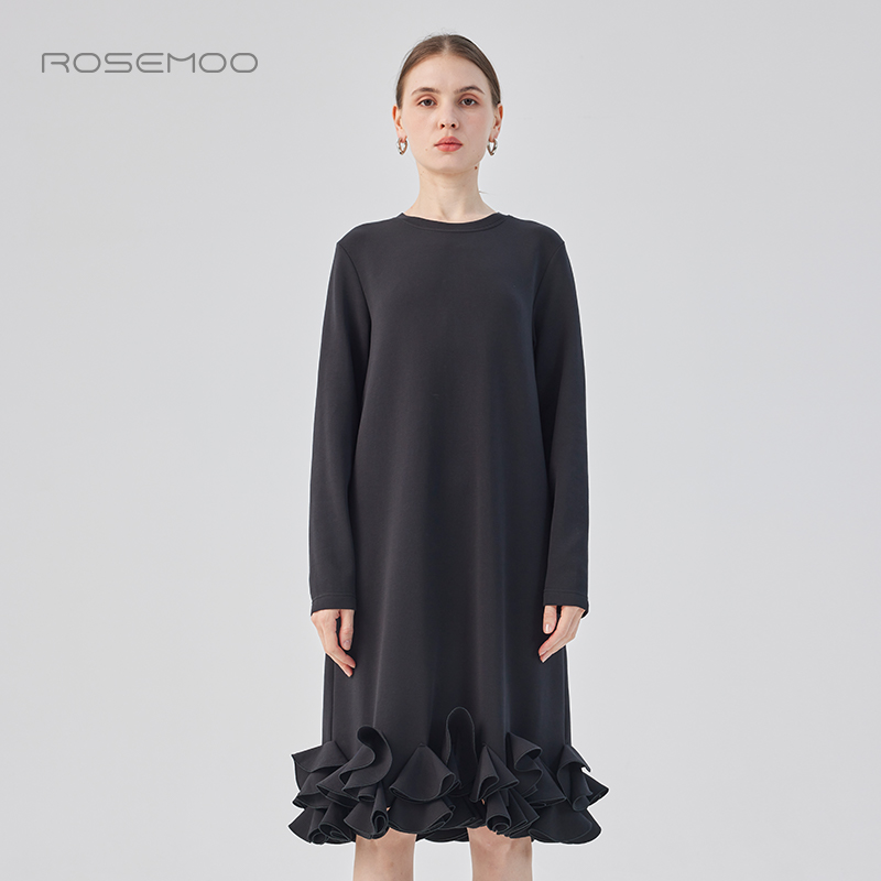 容子木ROSEMOO25春【商场同款】舒适亲肤针织连衣裙RSS1LC442D