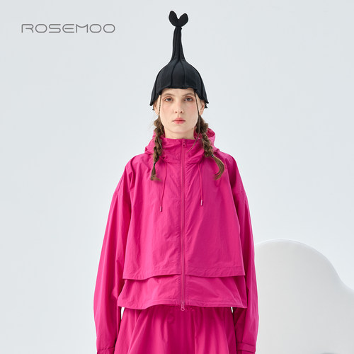 容子木ROSEMOO26秋商场同款轻量防风衣面料层次感外套RWM3WP302C