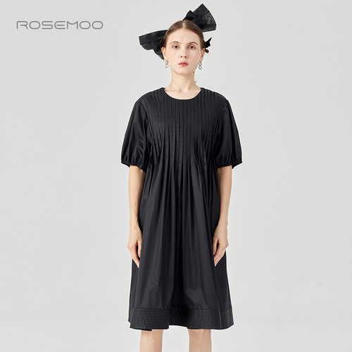 容子木ROSEMOO含桑蚕丝连衣裙