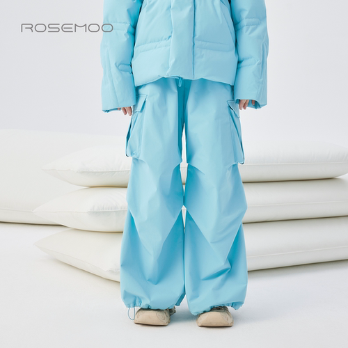容子木ROSEMOO25冬商场同款防风防雪户外大口袋棉裤RSS4KP417D