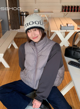 容子木ROSEMOO25秋冬商场同款平滑轻薄拼接款羽绒服RSS3YP404D