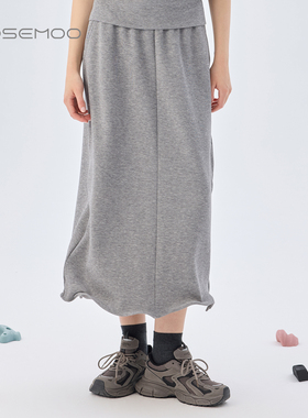 容子木ROSEMOO26春【商场同款】微弹棉感可造型半裙RWM1QC420D