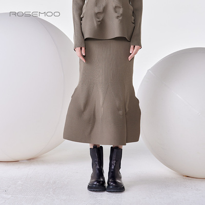 【商场同款】挺阔质感毛织半裙