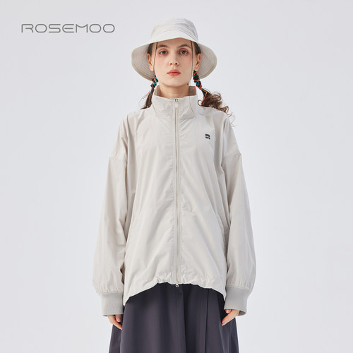 容子木ROSEMOO25秋【商场同款】滑爽立领中长款外套RSS3WP259B