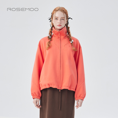 容子木ROSEMOO25冬【商场同款】棉感微弹充棉拉链外套RSS4WC429D