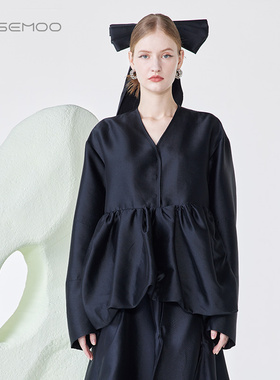 容子木ROSEMOO24年春新款含桑蚕丝棉感外套RCL1WC271B