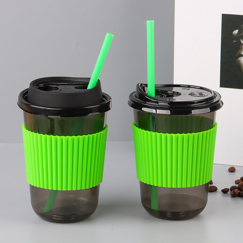 一次性杯套黑武士咖啡杯奶茶杯