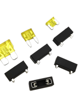 中号/小号/迷你 三合一汽车保险丝座 PCB板焊接式保险丝插片底座